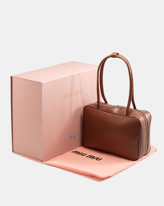Сумка Miu Miu / сумочка міу міу коричнева