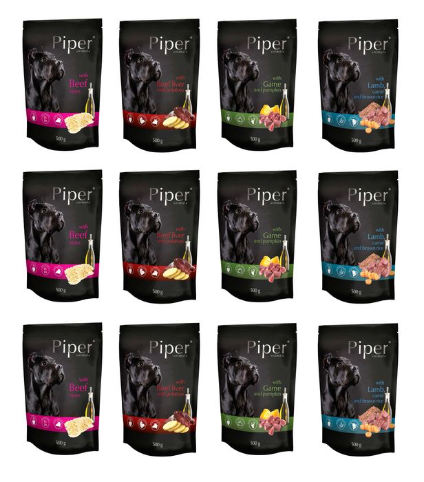 Karma mokra dla psa Piper Dolina Noteci 500g- 24 szt