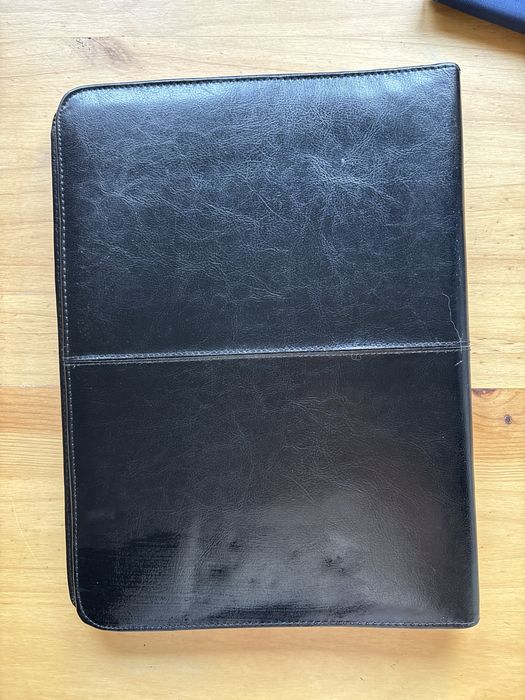 Pasta Profissional A4 em Pele – NOVA