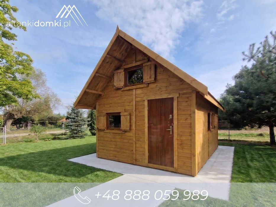 domek ogrodowy letniskowy domek na działkę Maks 5x4