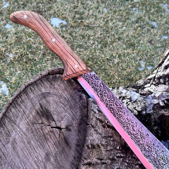 Подарунковий кований мачете зі сталі 65G, кукри, кукрі на подарунок