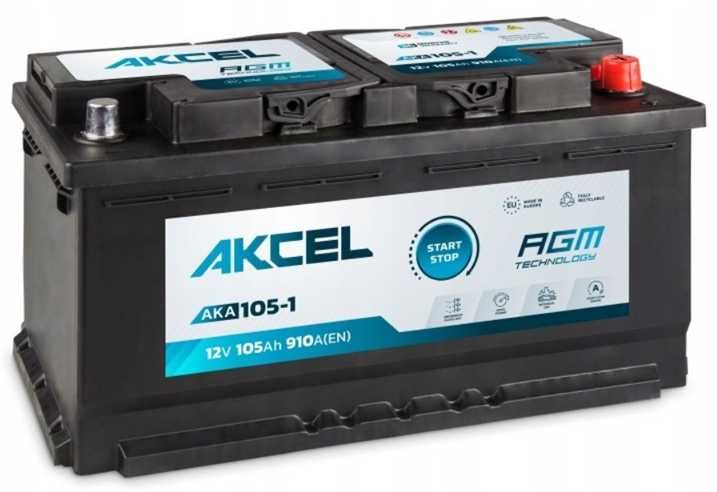 Akumulator Varta AKCEL AGM START-STOP  105AH 950A P+ Radom WYSYŁKA