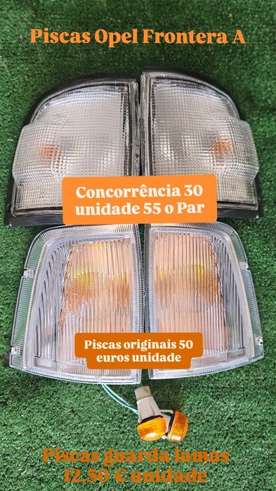 Piscas novos Opel Frontera e Opel Monterey