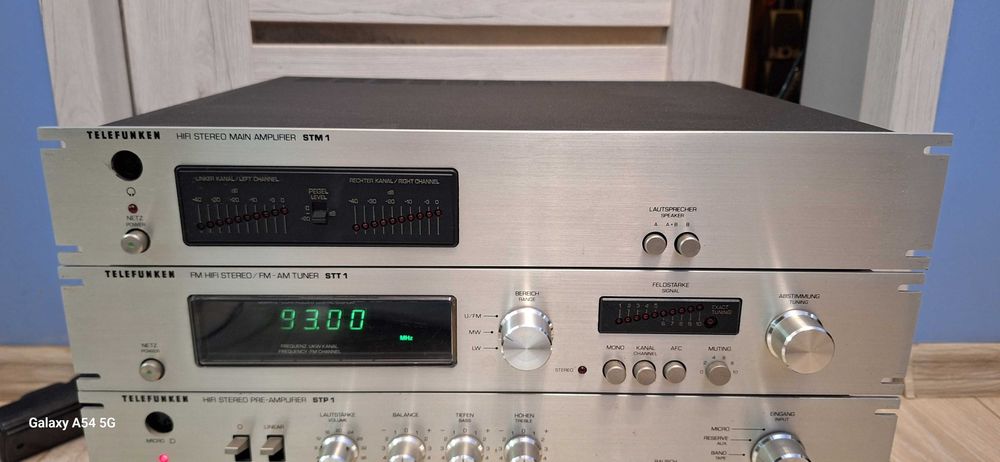 Wieża Telefunken STP-1 STM-1 STT-1 STC-1 ! STAN BARDZO ŁADNY Unikat !