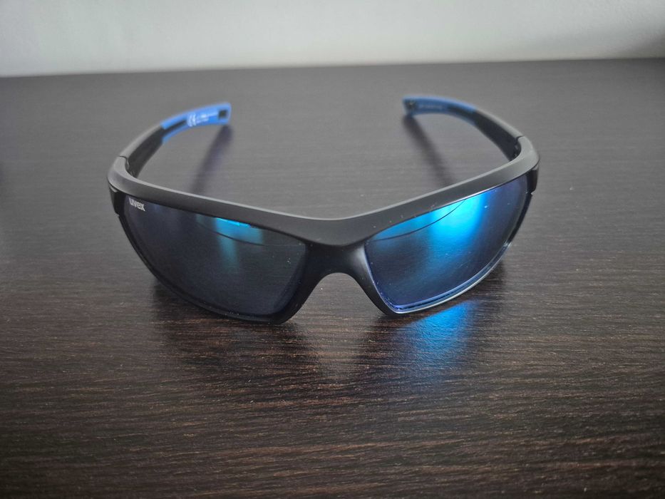 Okulary Uvex SportStyle 225 Black/Blue Mat S3 Unisex