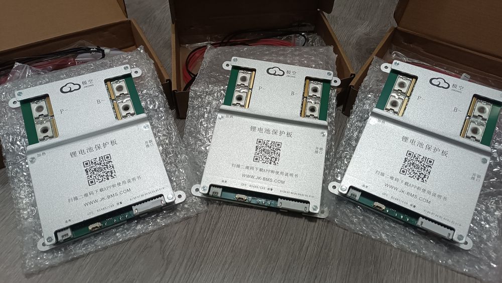 БМС плата  BMS JK-B2A8S20P 200A з активним балансуванням 2А