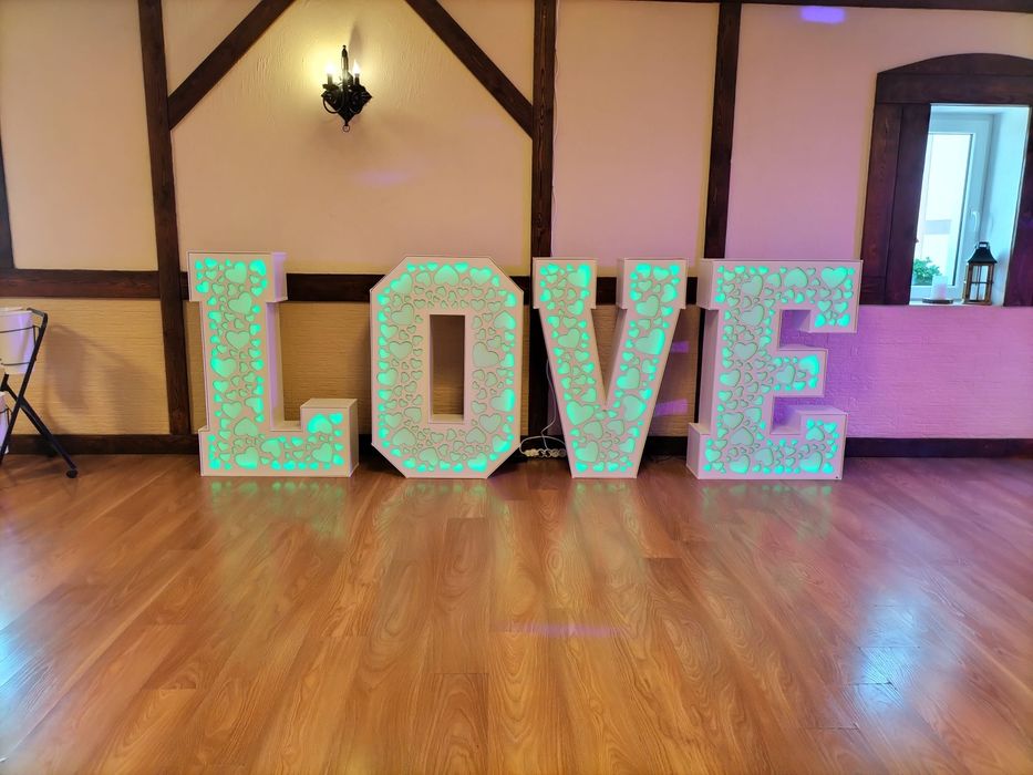 Fotobudka 360,Napis LOVE,Miłość. Wynajem.