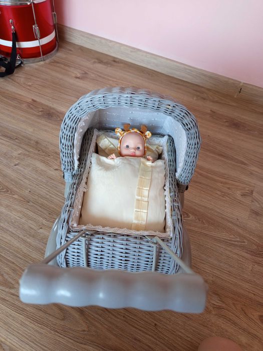 Lalka + wózek koszykowy