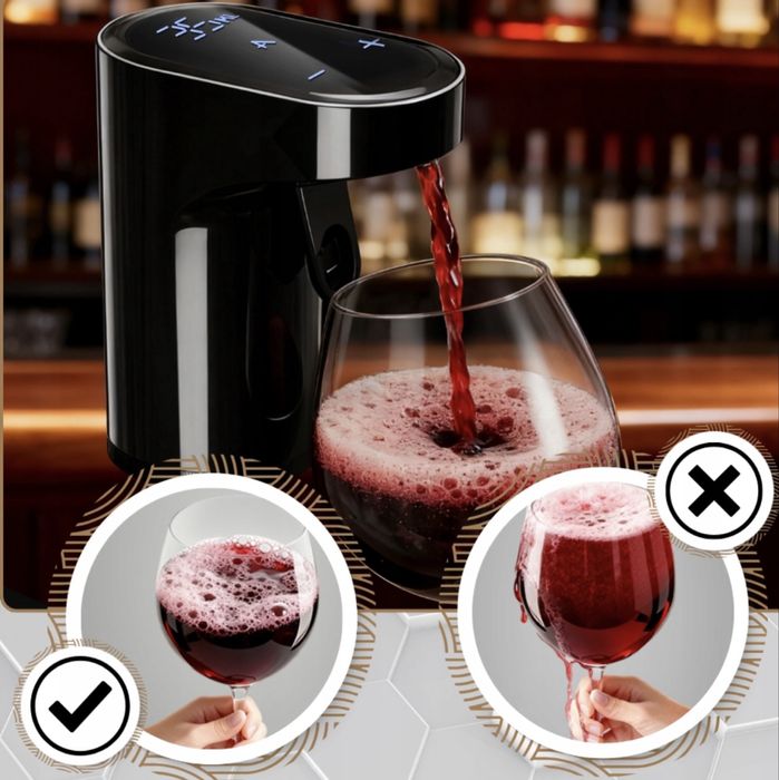 Dozownik nalewak do alkoholu automatyczny z aerarorem