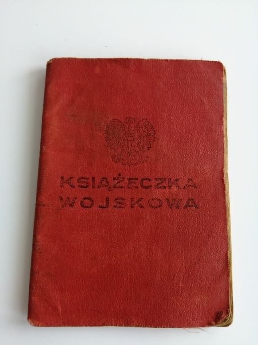 Sprzedam stara ksiazeczka wojskowa