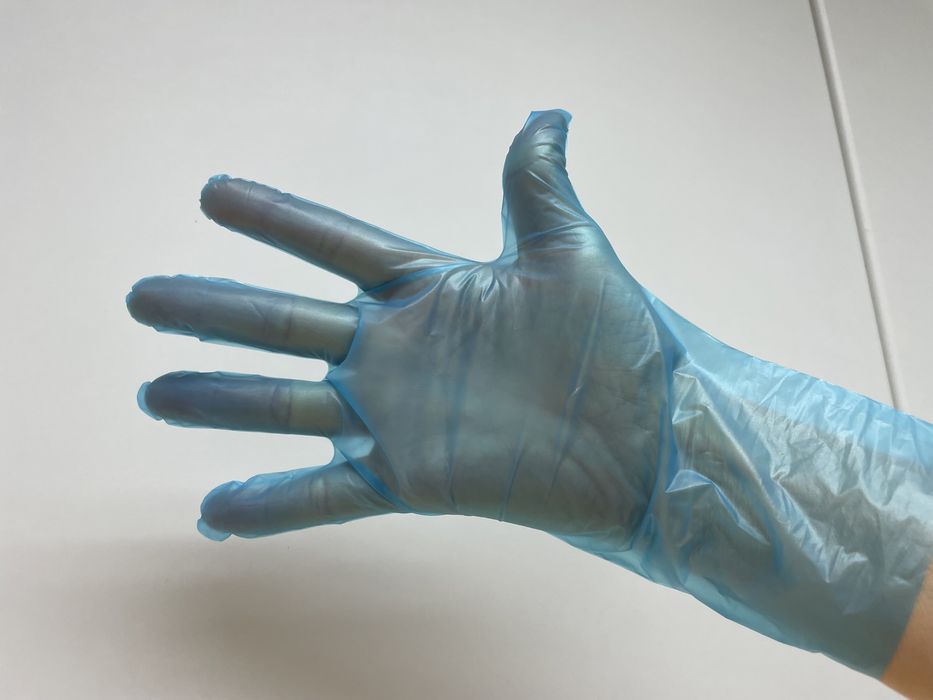 Luvas descartáveis