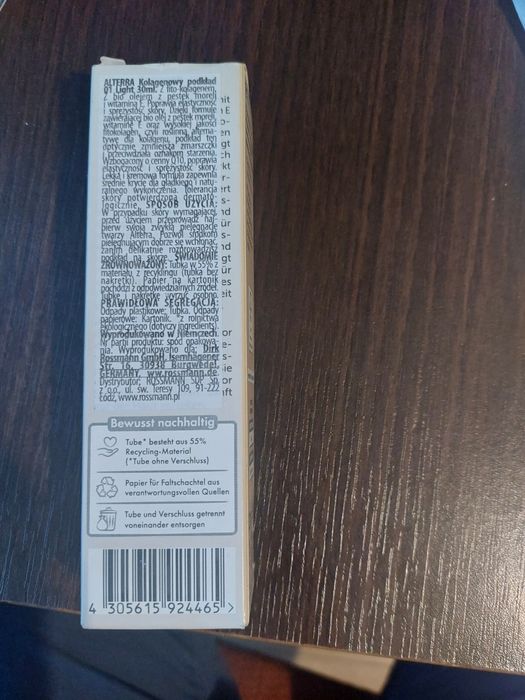 Alterra Kolagenowy podkład Light 30 ml kollagen foundation
