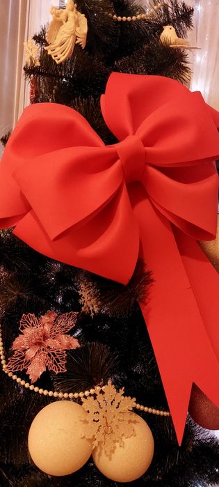 Декор бант на ялинку