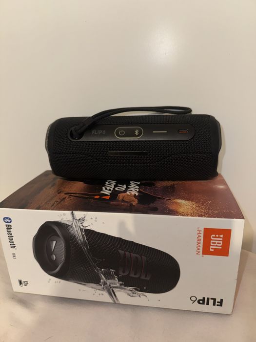 Coluna JBL Flip 6 – Como Nova + Caixa Original carregador original