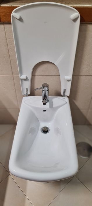 Sanita +Bidé + Lavatório  Roca Modelo Dama