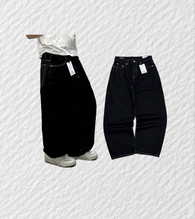 Нові широкі джинси чорні BAGGY LOOSE fit jeans rap широкие джинсы бегги Jaded London