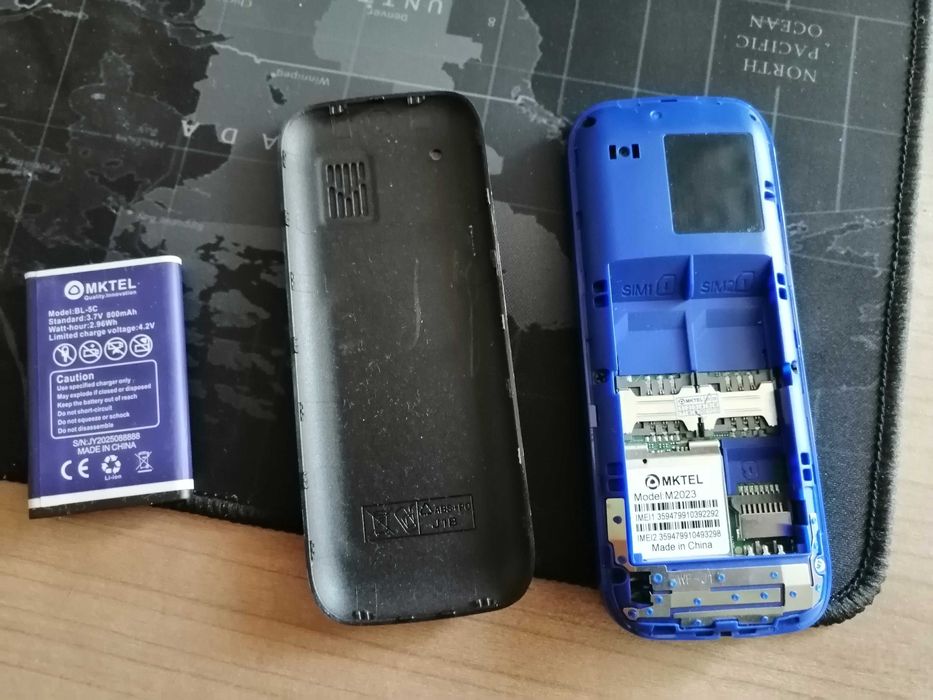 telefon MKTEL m2023, latarka mocna