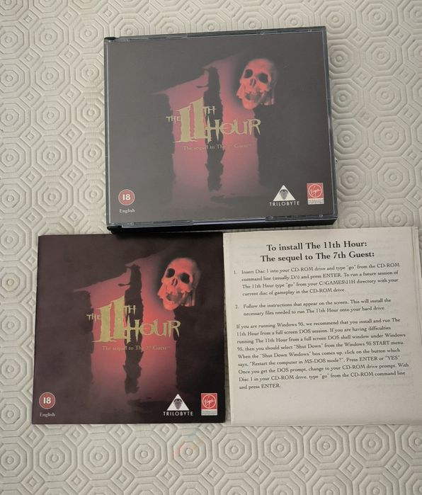 Jogo PC - The 11th Hour (Sequela The 7th Guest) - 4 CDs Completo