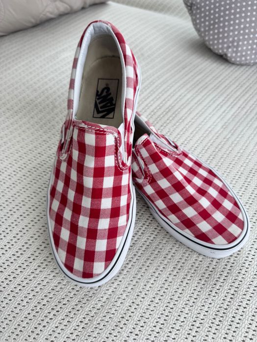 Vans кеди сліпони в клітинку