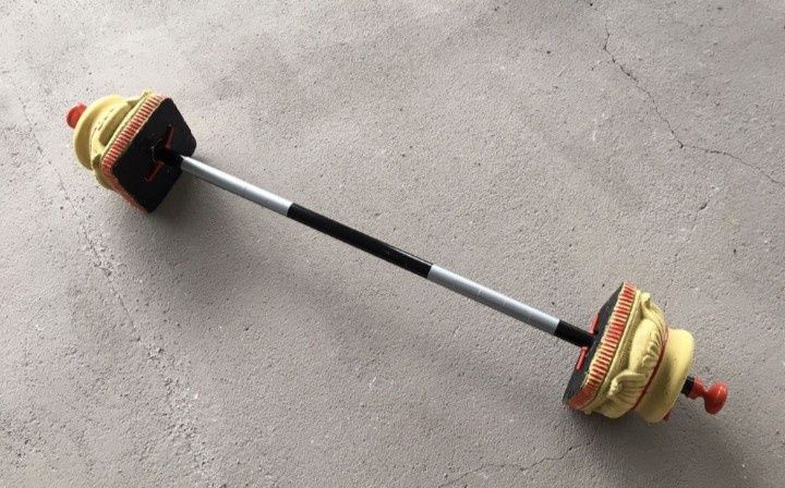 Barra halter caseiro anos 80/90