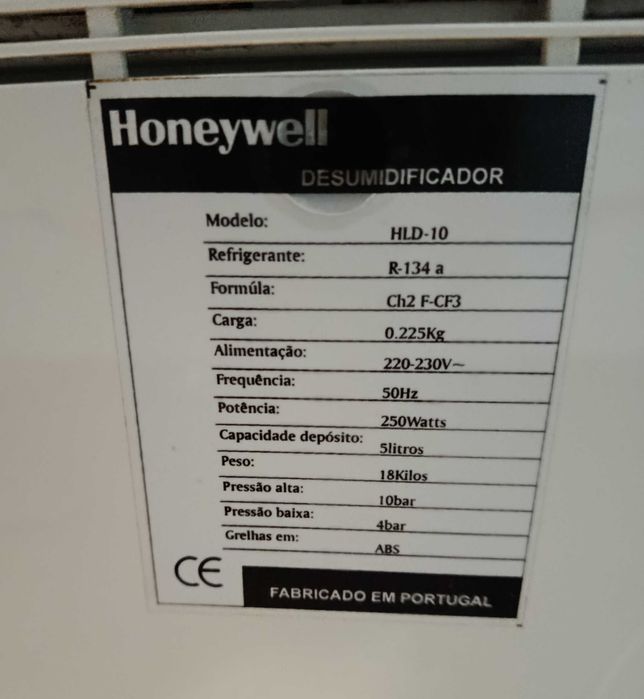 Desumidificador honeywell em excelente estado. P despachar logo