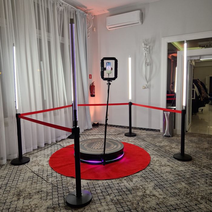 Fotobudka 360 | miny dymne | fontanna iskier | wybuchowe balony