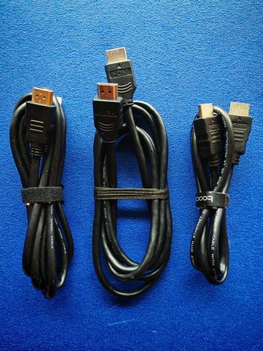3 Cabos HDMI alta Qualidade Gold
