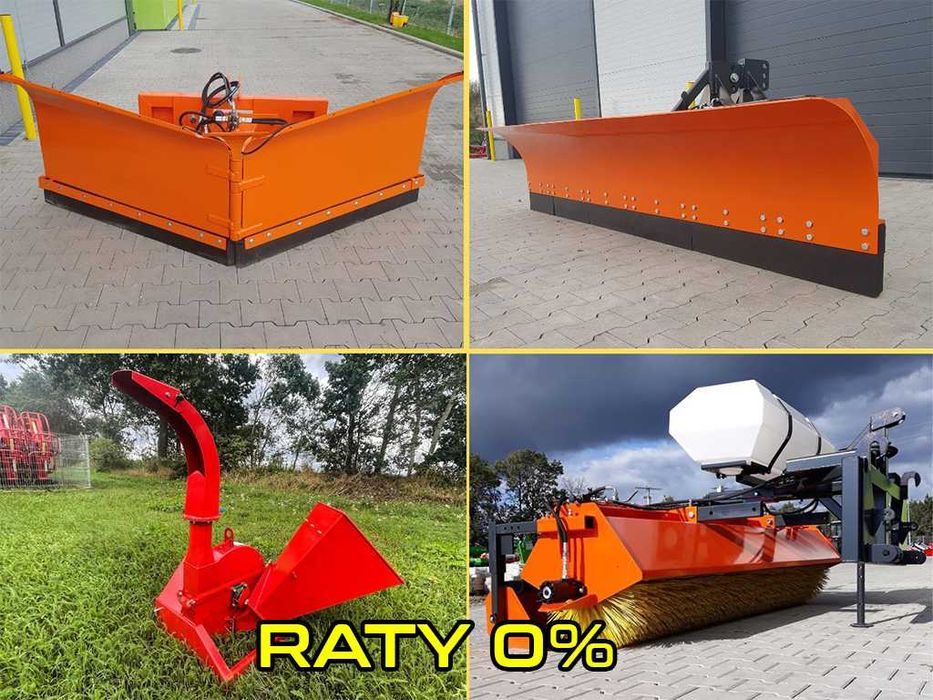 Pług śnieżny komunalny Zamiatarka Rębak Piaskarko Solarka RATY Dostawa