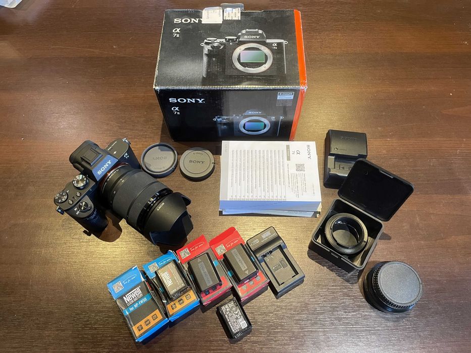 Sony Alpha A7 II MK2 ILCE-7M2 + obiektyw SEL2870 + dodatki
