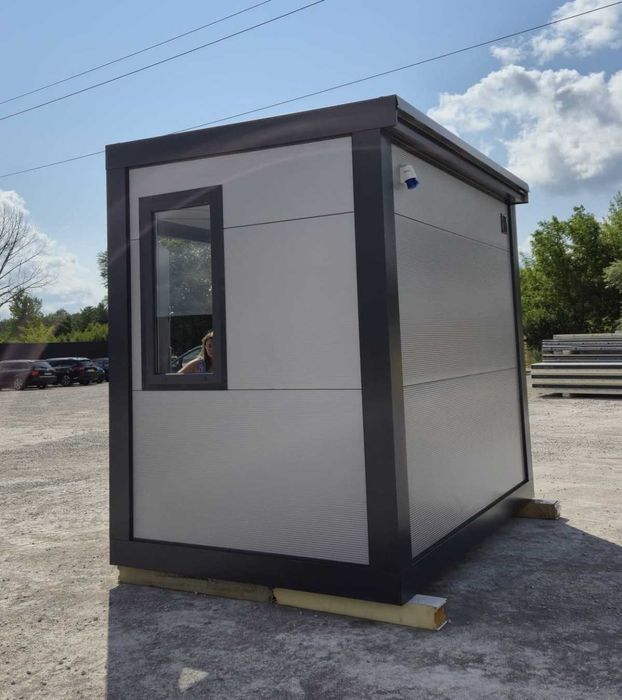 Domek ogrodowy 3x2 płyta PIR 120mm, kontener, stróżówka