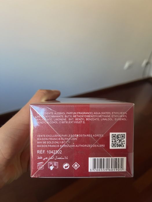 Perfume Baccarat Rouge 540 70ml