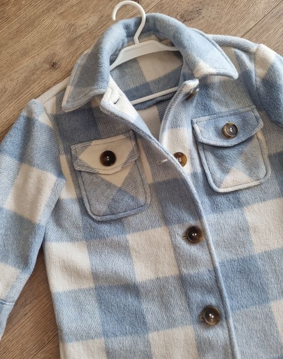 Kurtka w kratkę roz 104cm