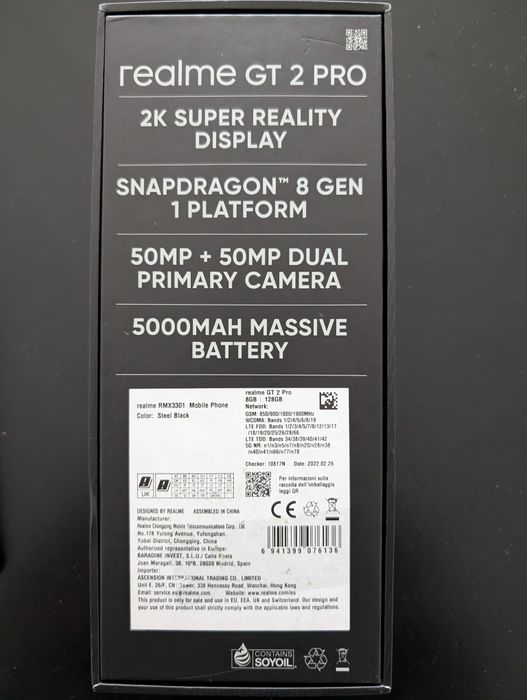 Realme GT2 Pro em bom estado