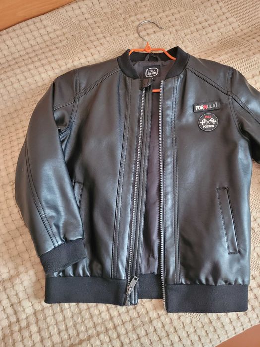 Шкіряна куртка для хлопчика