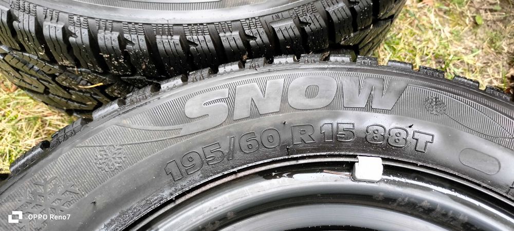 Koła  Kormoran Snow 2024r. 195/60R15 felgi 4x100 6Jx15 ET49 56,6