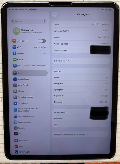 IPad Pro 11 256 GB