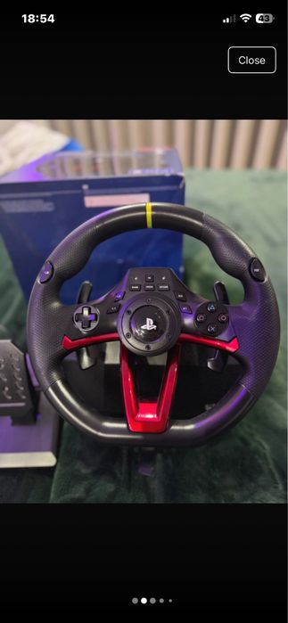 Volante+Pedais Novos PS4/PS5/PC
