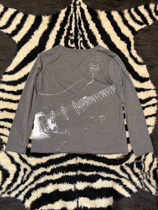If Six Was Nine x Royal Flash Guitar Longsleeve indie sleaze japan