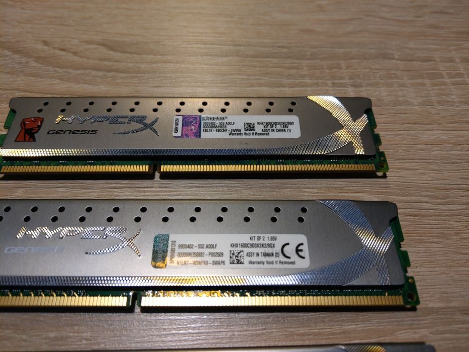 RAM kingston hyper x ddr3  4x4gb