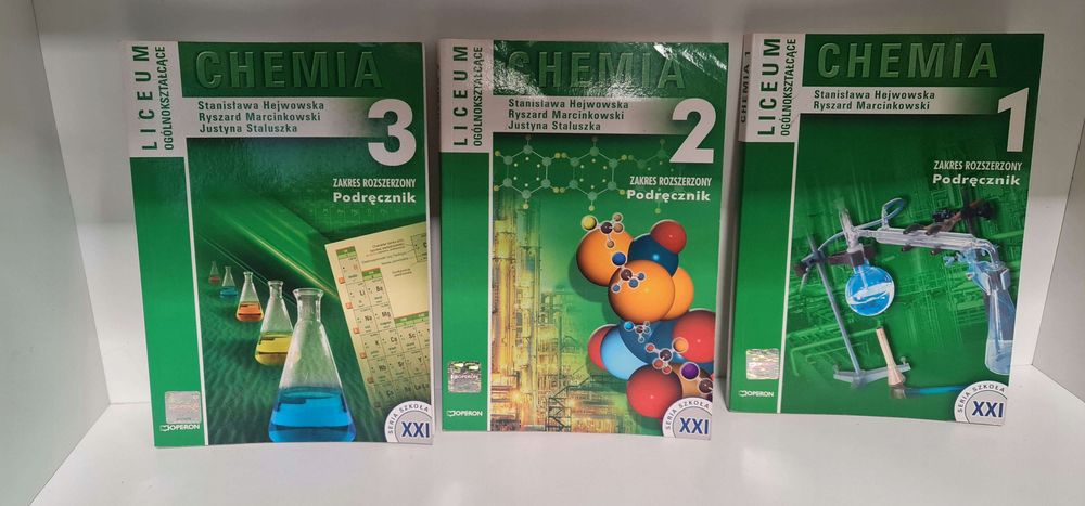 Chemia 1-3 Podręcznik liceum Rozszerzenie Hejwowska Operon