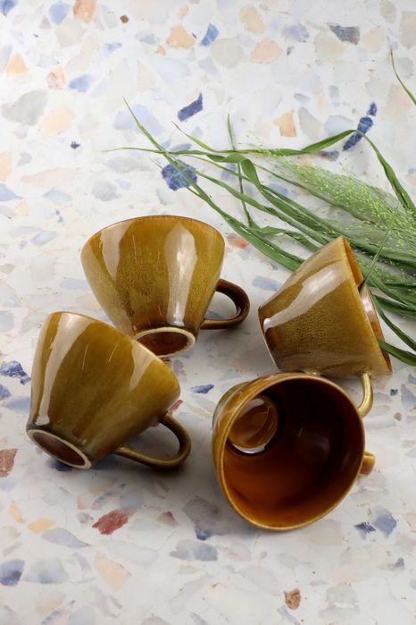 Ceramiczna filiżanka z zestawu Opal Mirostowice porcelit ceramika prl