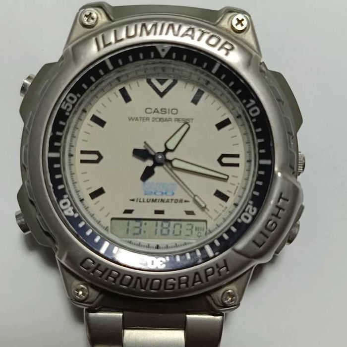 Casio DRO-207 - zegarek dla nurków. Ana-digi. Duro 200M. JDM. Trudno dostępny w Europie