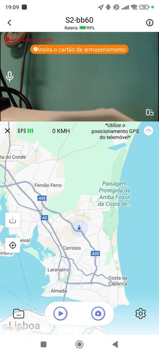 Câmera de ação 4K Ultra HD