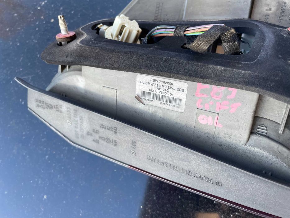 Bmw x3 e83 lift lampy lampa tył prawa 7.162.210 lewa 7.162.209 LED