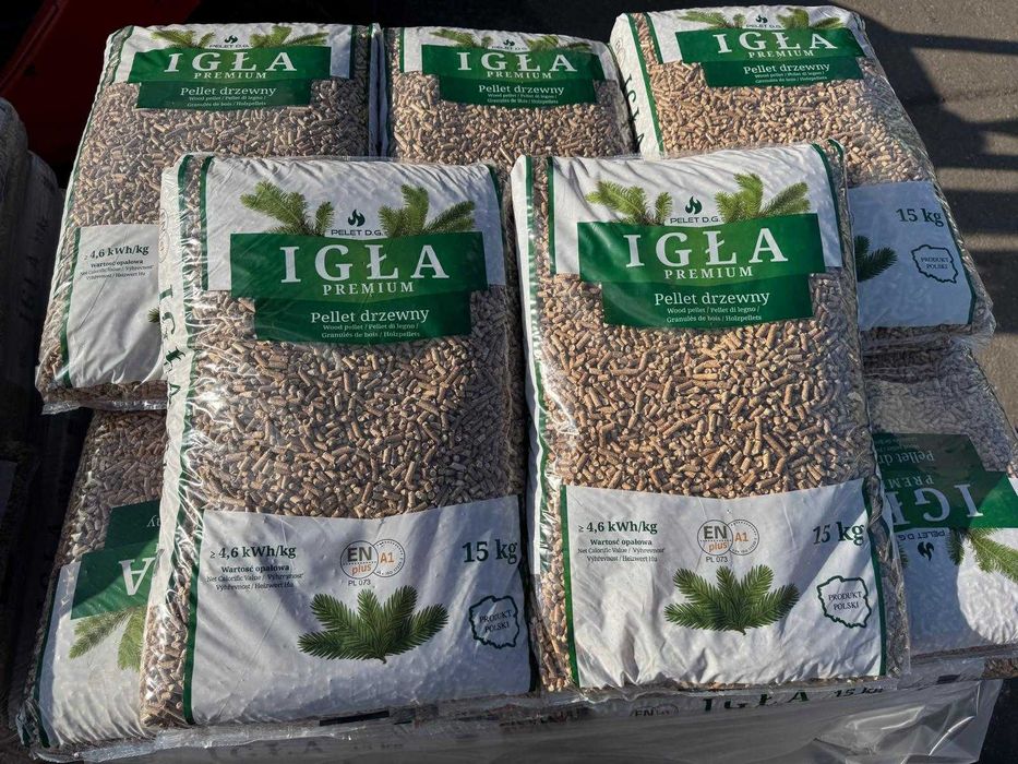Pellet klasa A1  IGŁA PREMIUM