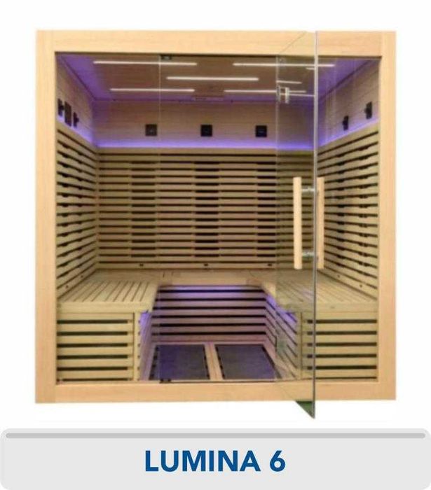 Sauna infravermelhos para toda a família - LUMINA 6 pessoas - 5.431€ - Mergulho Salgado Piscinas e Spas