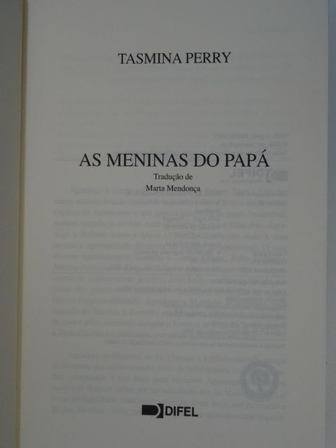 As Meninas do Papá de Tasmina Perry