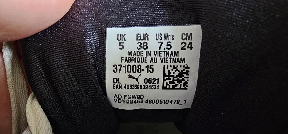 Puma Rs-x damskie buty sportowe rozmiar 38 wkładka 24cm używane