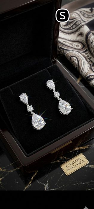 Ekskluzywne Srebrne Kolczyki(ostatnia para)