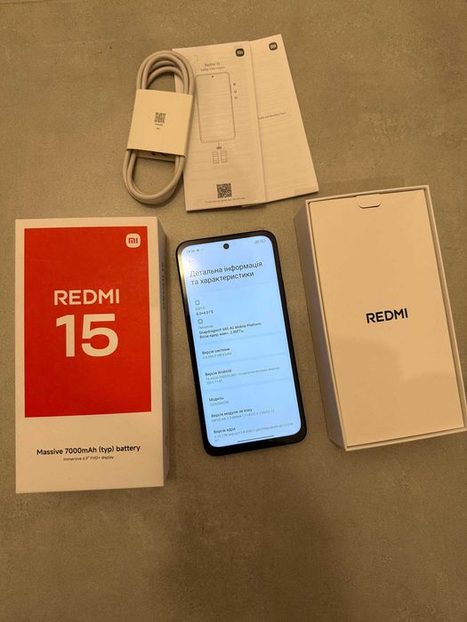 Xiaomi redmi 15 8+4/256 ЄВРОПА! OPEN BOX